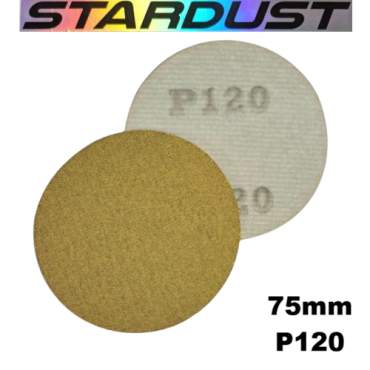 Dischi abrasivi autoaggancianti 75 mm - Grana da P80 a P500 - confezioni da 10 o 50 pezzi