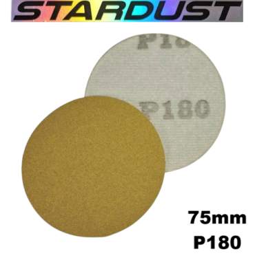 Dischi abrasivi autoaggancianti 75 mm - Grana da P80 a P500 - confezioni da 10 o 50 pezzi
