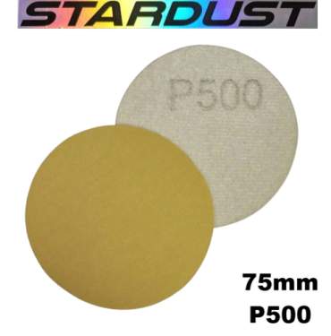 Dischi abrasivi autoaggancianti 75 mm - Grana da P80 a P500 - confezioni da 10 o 50 pezzi