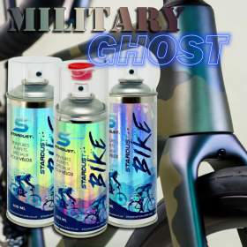 vernice per bici effetto MILITARY GHOST – finitura opaca perlata