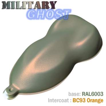 vernice spray per scooter effetto MILITARY GHOST – finitura opaca perlata