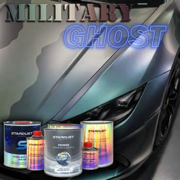 Kit verniciatura per auto effetto MILITARY GHOST - 16 combinazioni