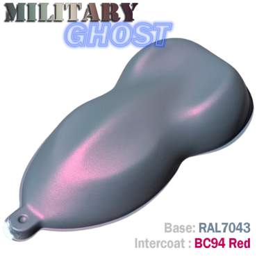 Kit verniciatura per auto effetto MILITARY GHOST - 16 combinazioni