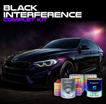 Kit di vernice completo effetto Black Interference per automobile