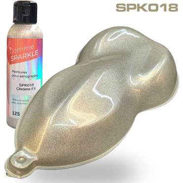 Vernice Aerografo Metallizzata 9 Colori 125ml - formula ultrafine in solvente