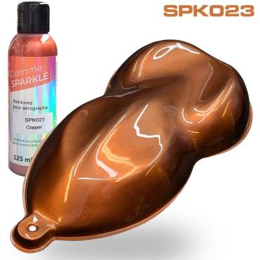 Vernice Aerografo Metallizzata 9 Colori 125ml - formula ultrafine in solvente