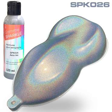 Vernice Aerografo Multicolore 7 Colori 125ml