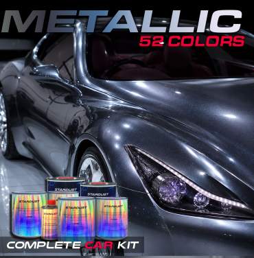 KIT AUTO - Vernice Metallizzata + ORO DORA - BRONZO - RAME - ALLUMINIO