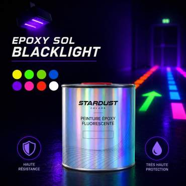 Vernice epossidica fluorescente invisibile alla luce nera UV2329
