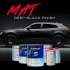 Kit completo per la verniciatura dell'auto, nero opaco intenso