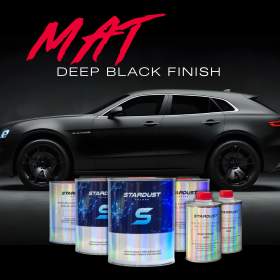 Kit di verniciatura per auto Nero intenso, finitura ultra opaca