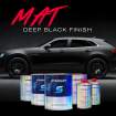 Kit completo per la verniciatura dell'auto, nero opaco intenso