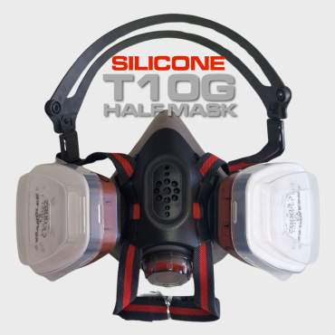 Maschera per verniciatura con cartuccia in silicone T10G per verniciatura