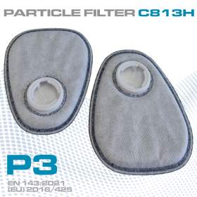 Filtro antiparticolato P3 professionale per maschera respiratoria da verniciatura e levigatura