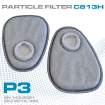 Filtro antiparticolato P3 professionale per maschera respiratoria da verniciatura e levigatura