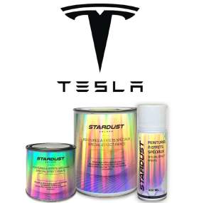 Vernice TESLA – Base opaca da verniciare in barattolo o bomboletta spray da 400 ml a base di solventi – tutti i codici colore