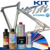 Kit completo di vernice con effetto metallizzato o perlato per biciclette – 37 colori tra cui scegliere