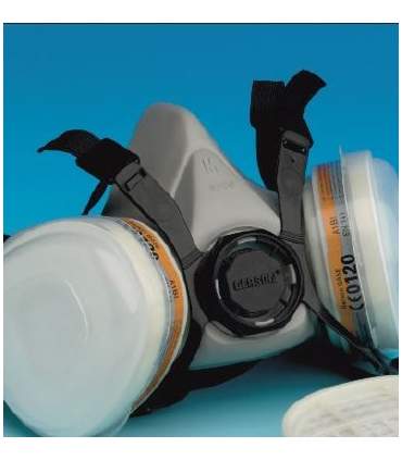 Maschera a doppia cartuccia (Taglia : L )