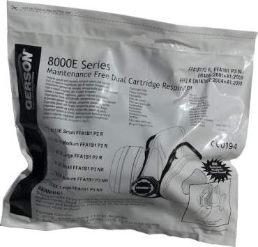 Maschera a doppia cartuccia (Taglia : L )