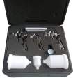 H827 - Kit di 3 pistole a spruzzo  0.8mm-1.4mm-1.7mm