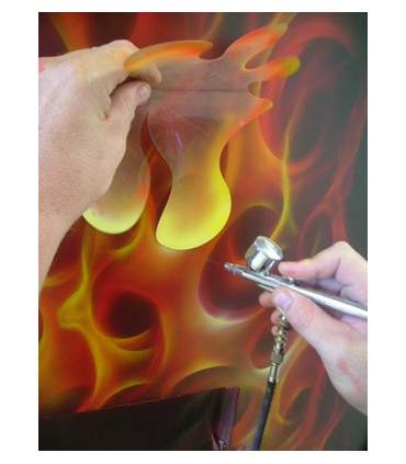 Stencil Stardust per fiamme True Fire
