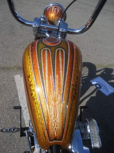 Kit di vernice moto con effetto scintillante