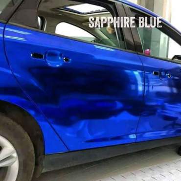 Blu coprente Cromo qualità premium OEM auto- rullo 1.52m x 18m