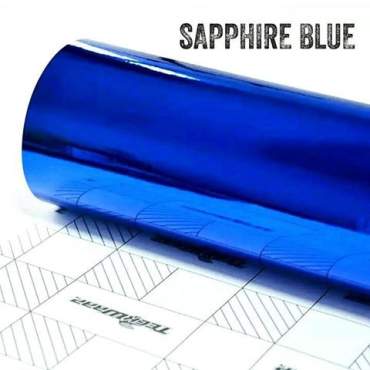 Blu coprente Cromo qualità premium OEM auto- rullo 1.52m x 18m