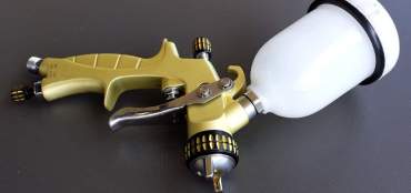 Mini pistola SAT HVLP Premium Gold 0.8mm + 1.0mm