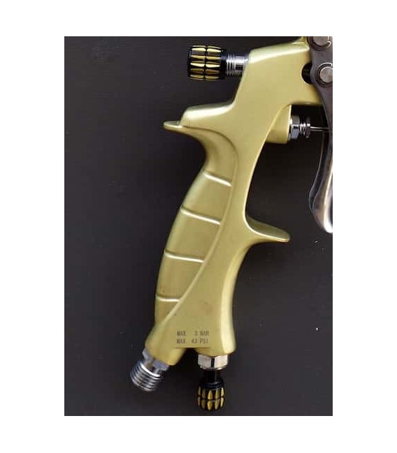 Mini pistola SAT HVLP Premium Gold 0.8mm + 1.0mm