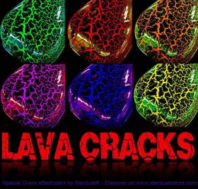 Vernice ad effetto screpolato - LAVA CRACKS