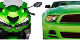 Sottopelo specifico per i colori delle case automobilistiche e delle motociclette