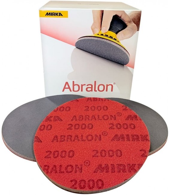 5 dischi abrasivi e di lucidatura ABRALON 1000 a 4000