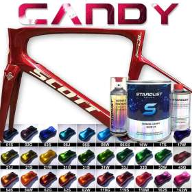 Kit completo di vernice Candy per bici - STARDUST BIKE