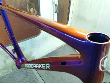 Kit completo per bici- vernice ad effetto camaleonte