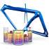 Kit completo di vernice perlata per bici