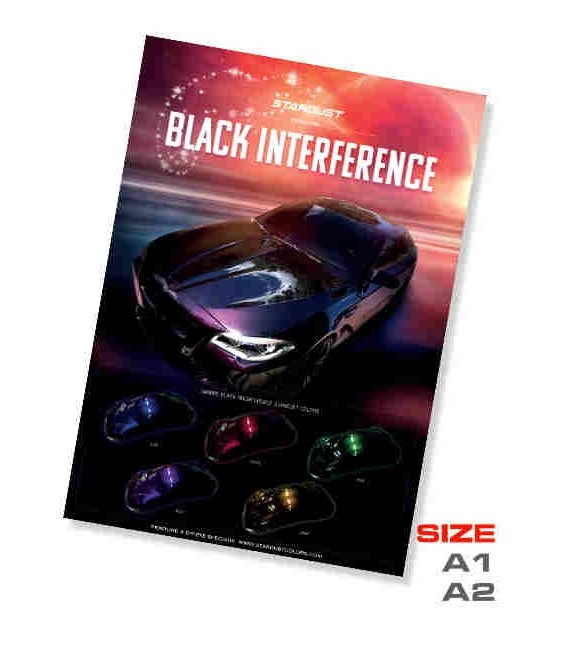 Poster "Black interference"