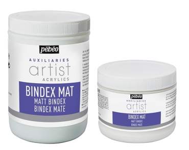 Legante trasparente idro-diluibile BINDEX Pébéo – Mat o Brillante