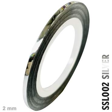 Filo adesivo di striping cromato e olografico nastro di 2mm x 20 m