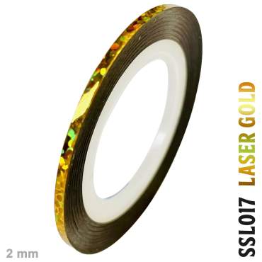 Filo adesivo di striping cromato e olografico nastro di 2mm x 20 m