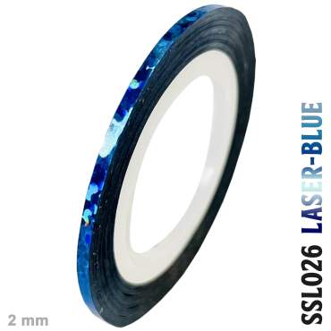 Filo adesivo di striping cromato e olografico nastro di 2mm x 20 m