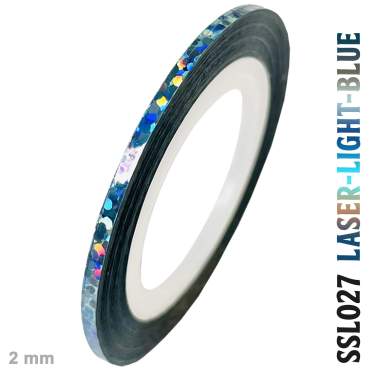 Filo adesivo di striping cromato e olografico nastro di 2mm x 20 m