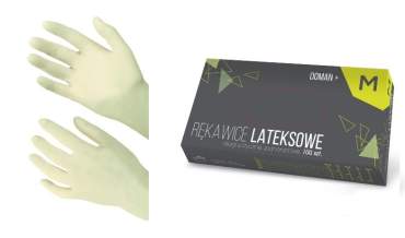 Guanti in lattice (x100)