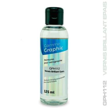 Trasparente per aerografo a solventi 1C GRAPHIC – 3 tipi