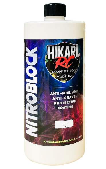 protezione anti carburante e anti ghiaia HIKARI per radiomodellismo