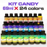 Insieme di 24 coloranti Concentrati Candy in 69ml