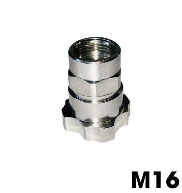 Raccordi acciaio inossidabile per pistole HVLP e contenitori usa e getta versione ECO