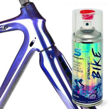 Trasparente in bomboletta  spray Stardust Bike per bici brillante mat e elevata resistenza