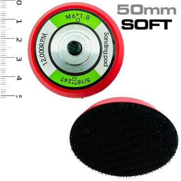 mini-piani di levigatura auto aggrappante Velcro 50, 75 e 150 mm