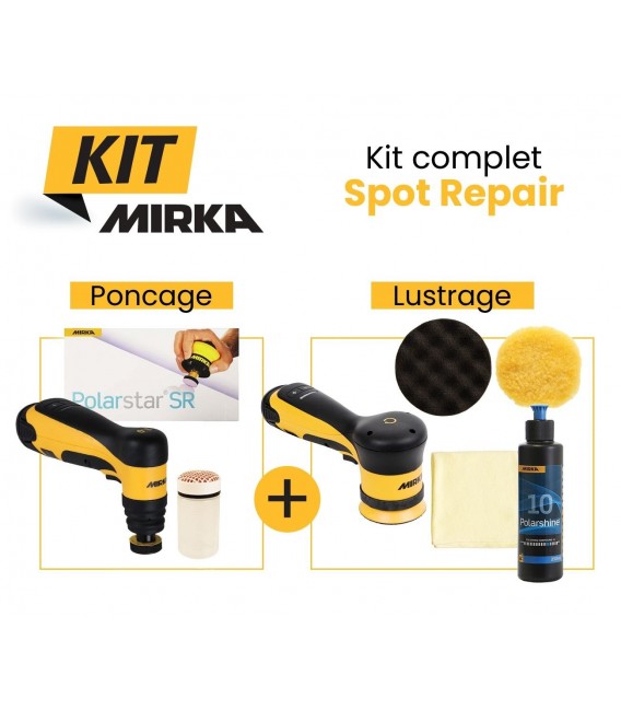 Kit Spot Repair - Nuovo processo Mirka senza filo di levigatura e lucidatura